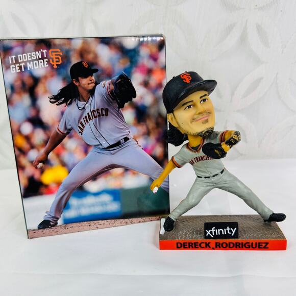San Francisco Giants Dereck Rodriguez First Bobblehead SGA June 29th, 2019 SF - Picture 1 of 12